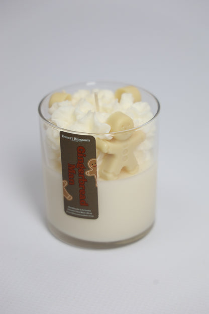 Gingerbread Man Whipped Candle