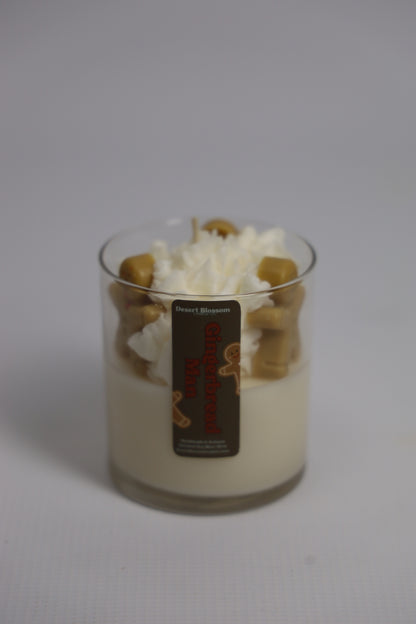 Gingerbread Man Whipped Candle