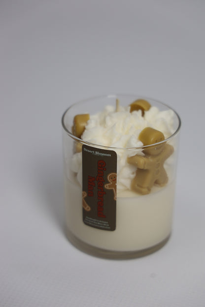 Gingerbread Man Whipped Candle