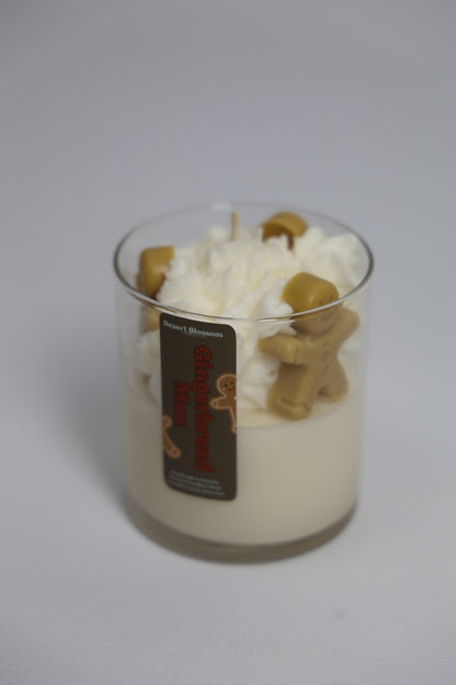 Gingerbread Man Whipped Candle