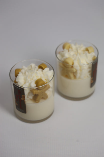 Gingerbread Man Whipped Candle