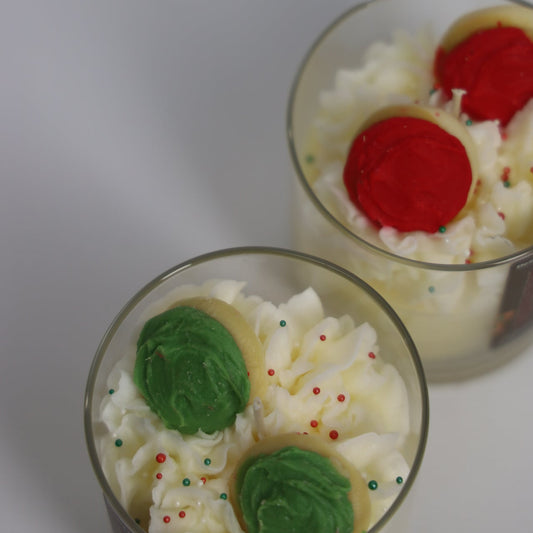 Cookies With Santa Whipped Candle