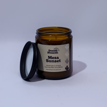 9 oz Desert Collection Amber Jar Candles