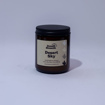 9 oz Desert Collection Amber Jar Candles