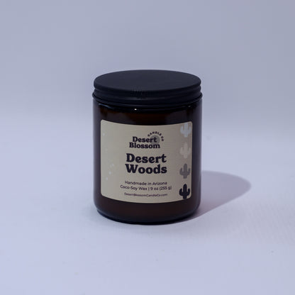 9 oz Desert Collection Amber Jar Candles