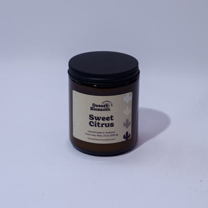 9 oz Desert Collection Amber Jar Candles